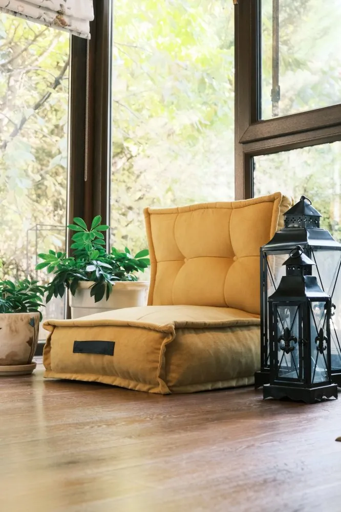 Lazy bag Omi Mustard
