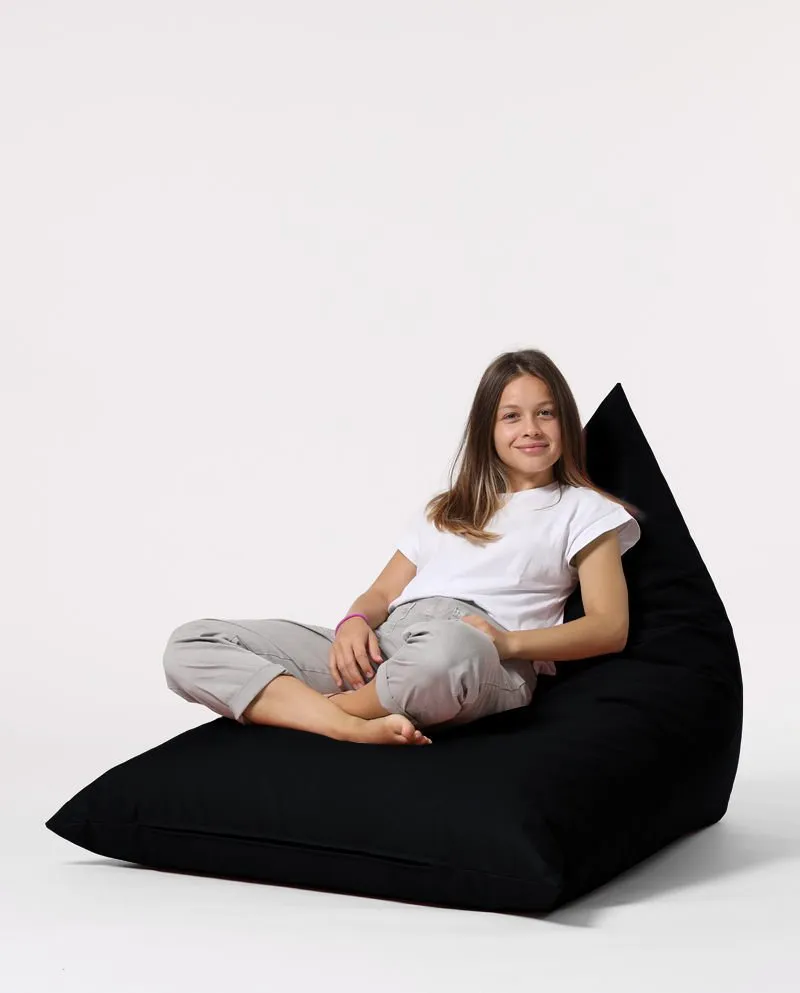 Lazy bag Pyramid Big Bed Pouf Black