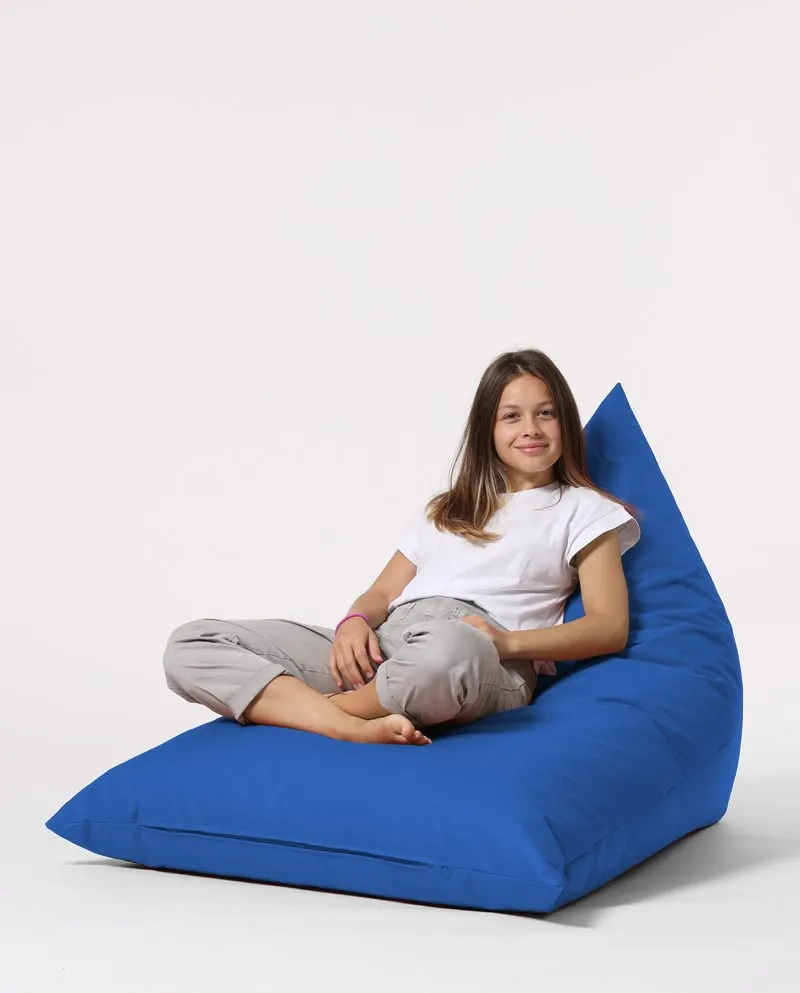 Lazy bag Pyramid Big Bed Pouf Blue