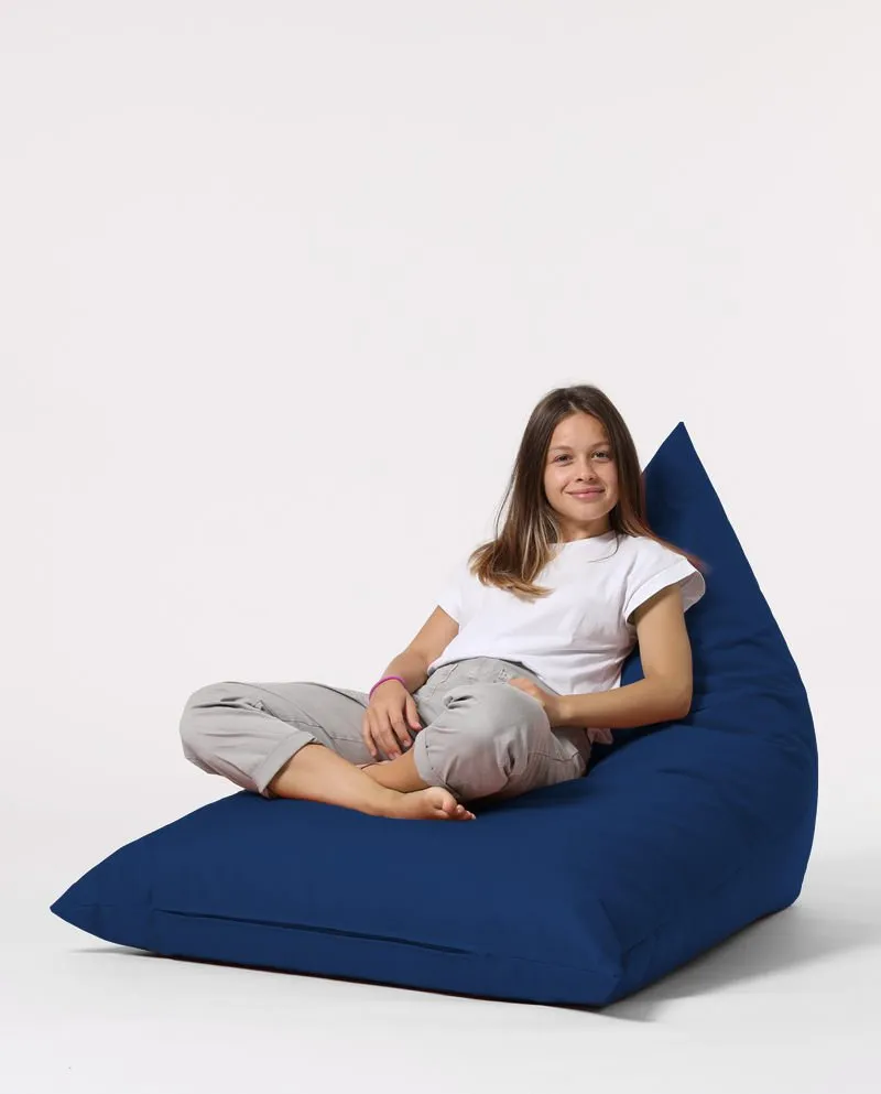Lazy bag Pyramid Big Bed Pouf Dark Blue