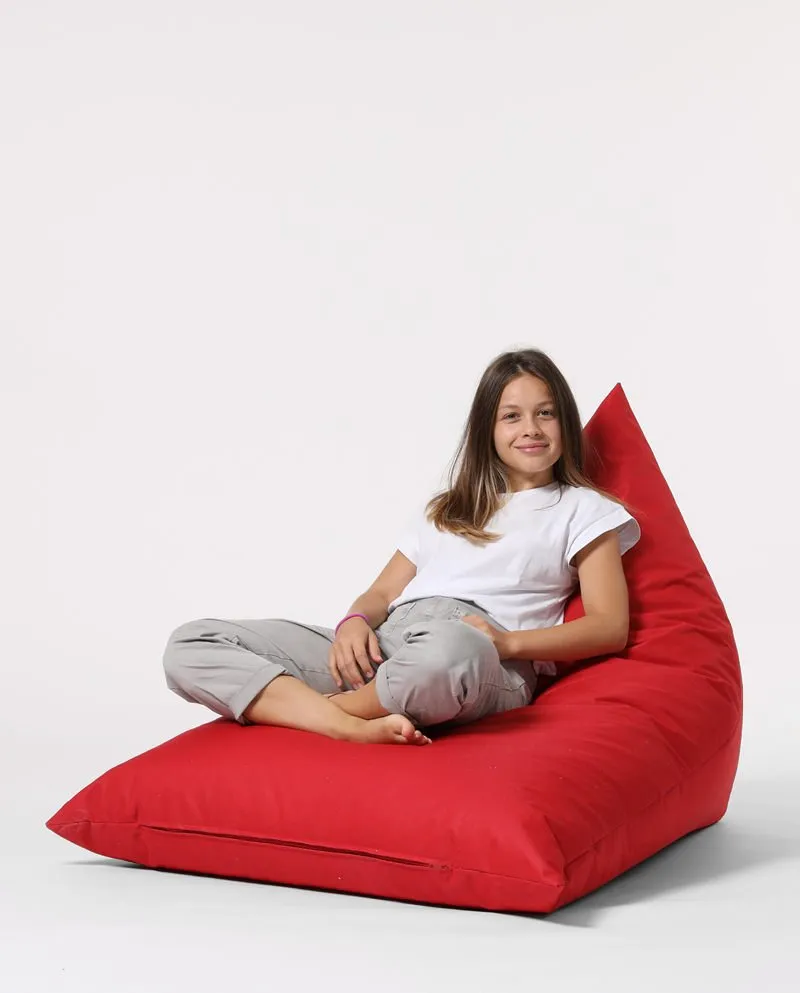 Lazy bag Pyramid Big Bed Pouf Red