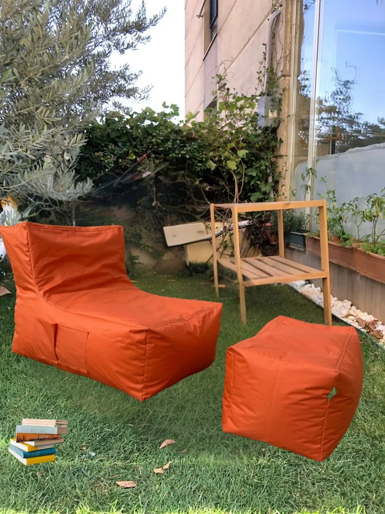 Lazy bag set XXL Sedir Orange