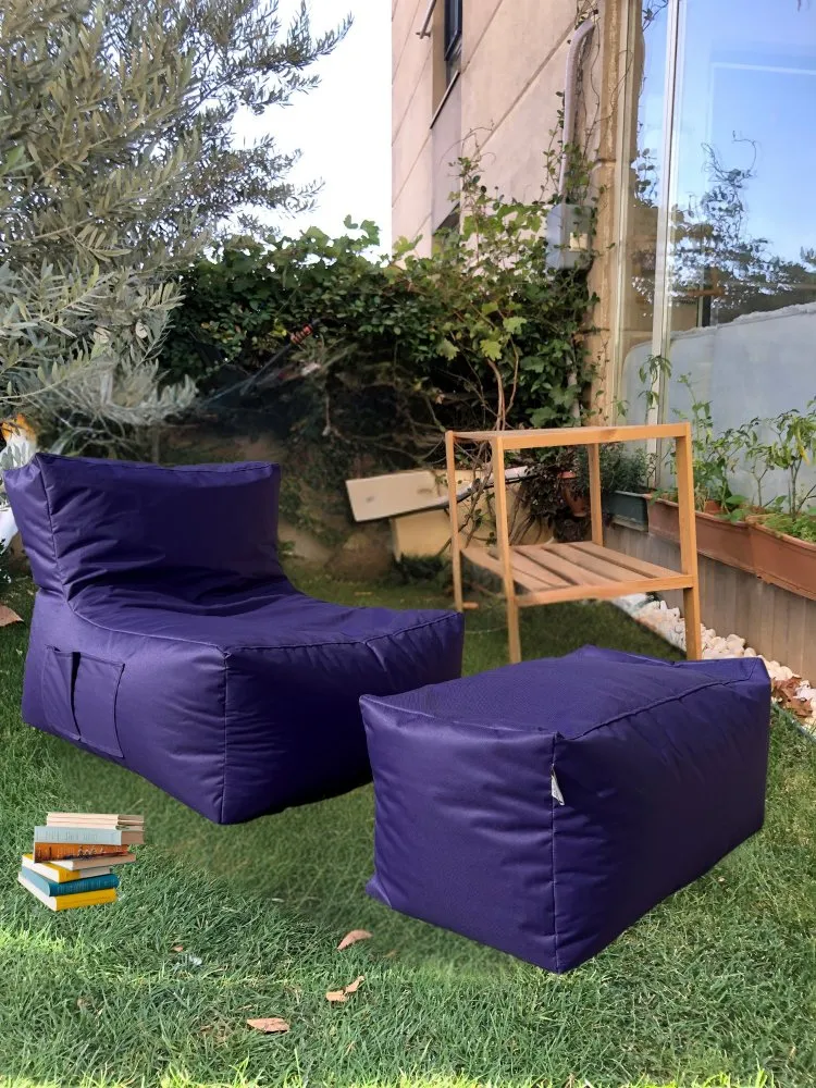 Lazy bag set XXL Sedir Purple