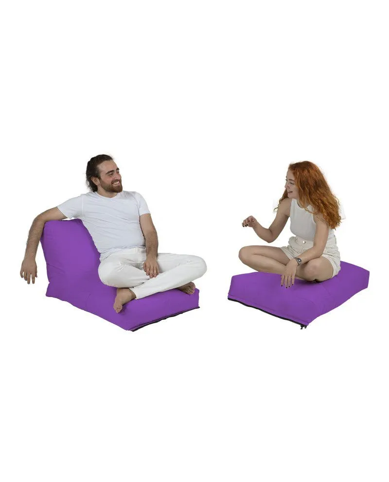 Lazy bag Siesta Sofa Bed Pouf Purple
