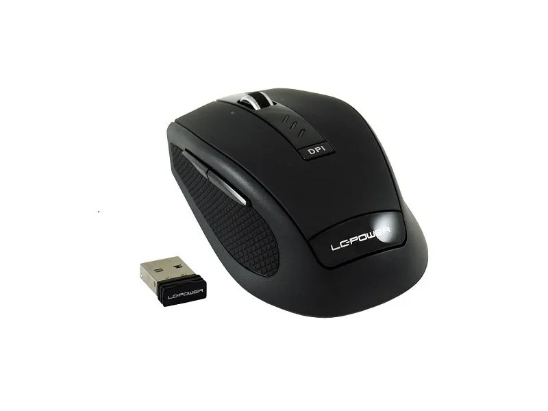 Mouse USB Wireless LC Power LC-M800BW 2.4Ghz Wireless 2000dpi Black
