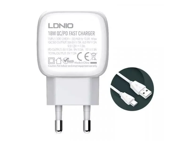 A2313Q PD + QC3.0 kućni punjač sa Tip C kablom
