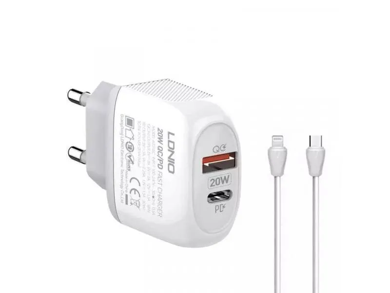 A2316C 20W Kućni punjač sa USB-C na lightning kablom