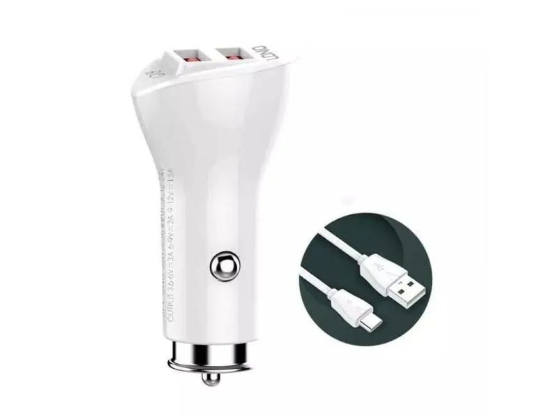 C511Q QC3.0 auto punjač sa Tip C kablom