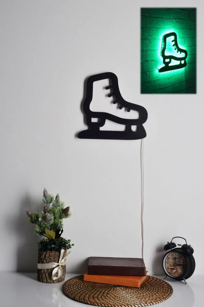 LED dekoracija Ice Skate 2 Green