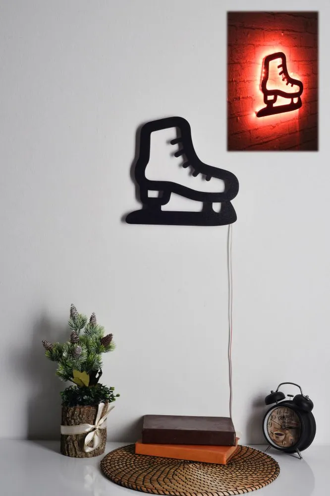 LED dekoracija Ice Skate 2 Red