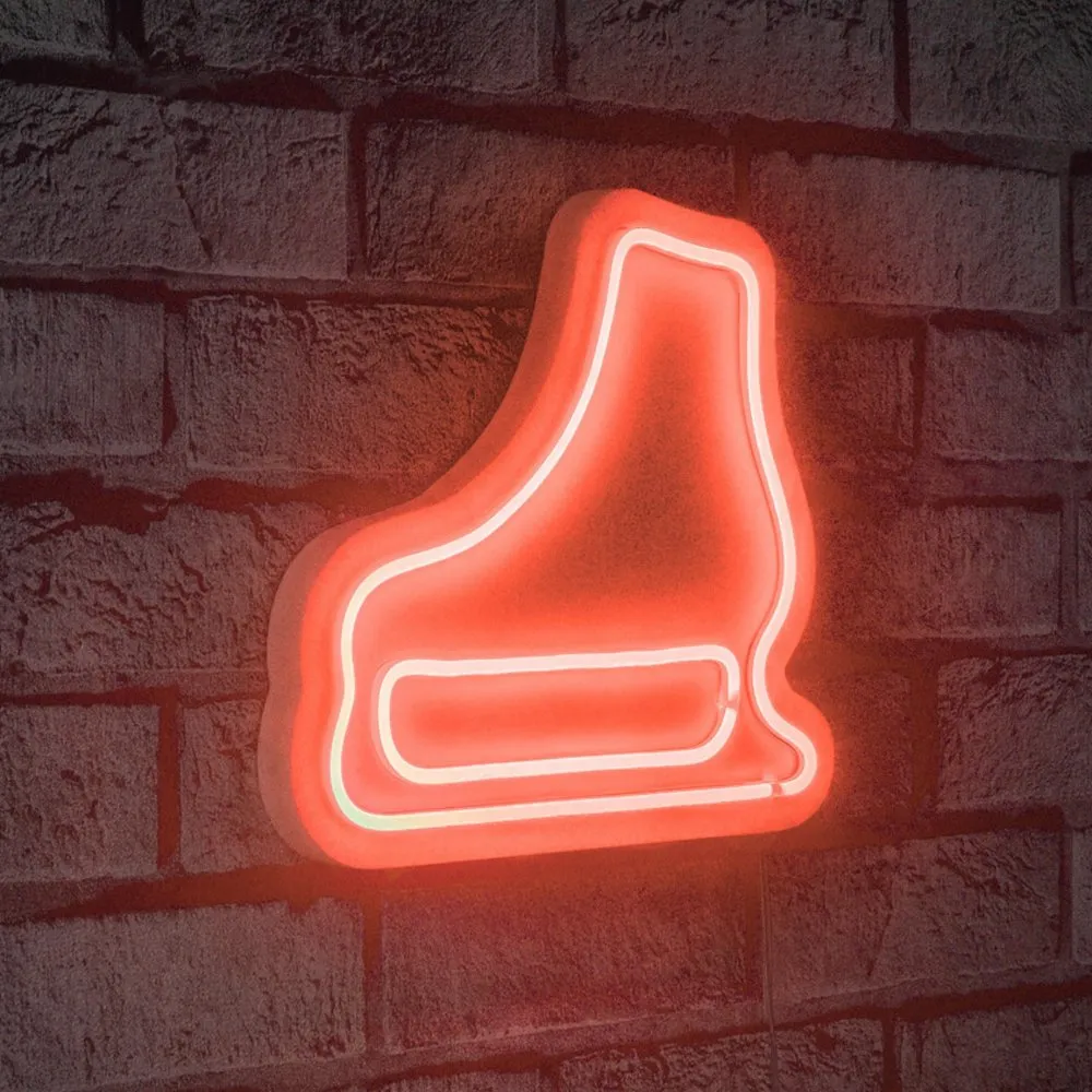 LED dekoracija Ice Skate Red