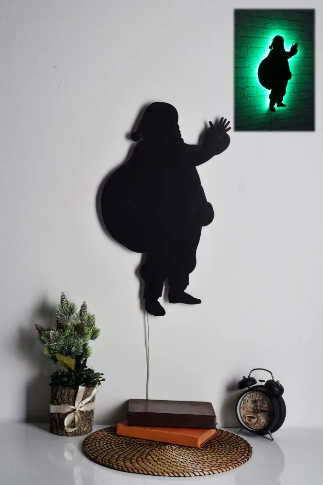 LED dekoracija Santa Claus 2 Green