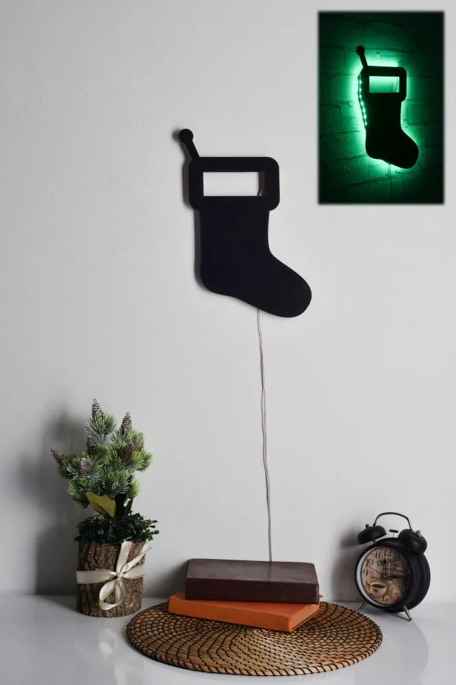 LED dekoracija Socks 2 Green