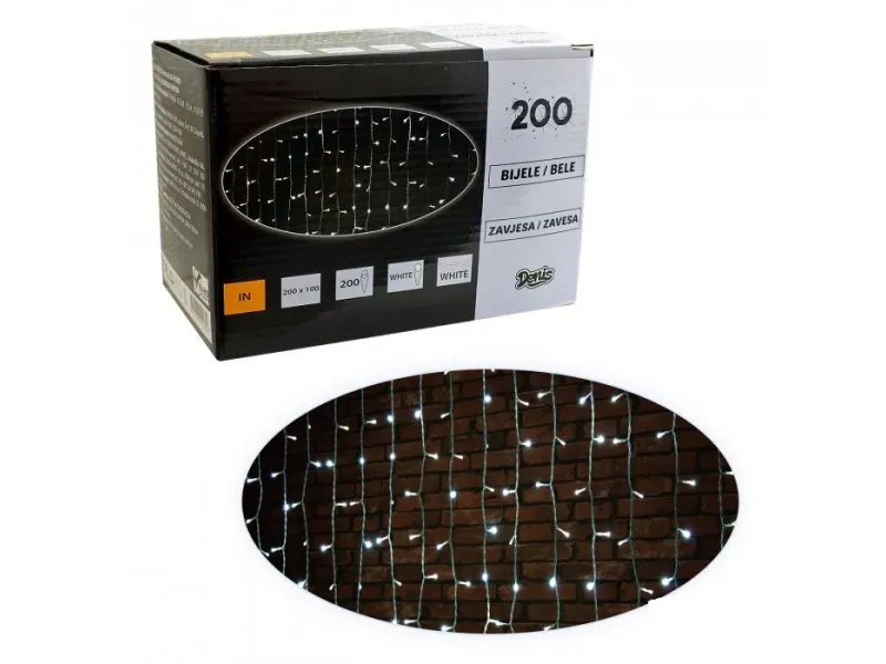 LED Lampice Zavesa 200 kom,20