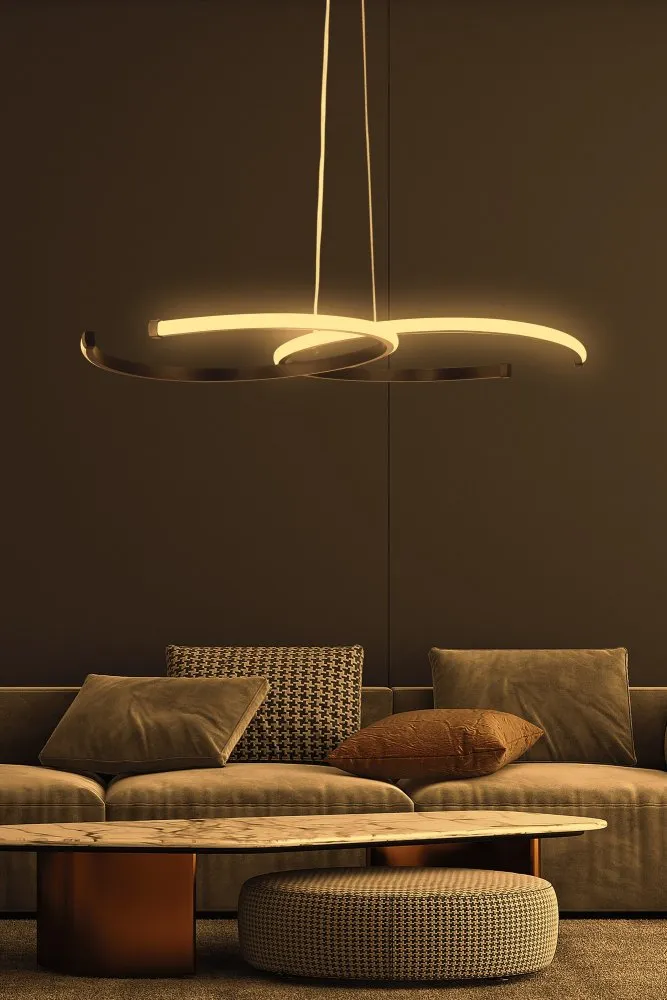 LED luster Carinae Black Yellow Light