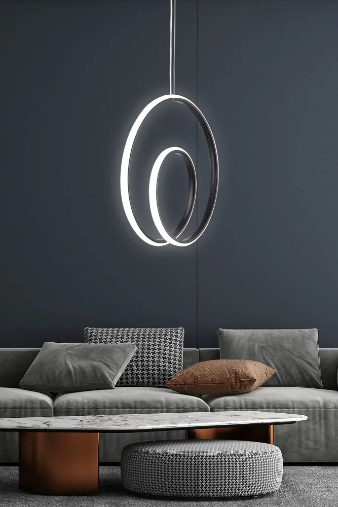 LED luster Geminorus Black White Light