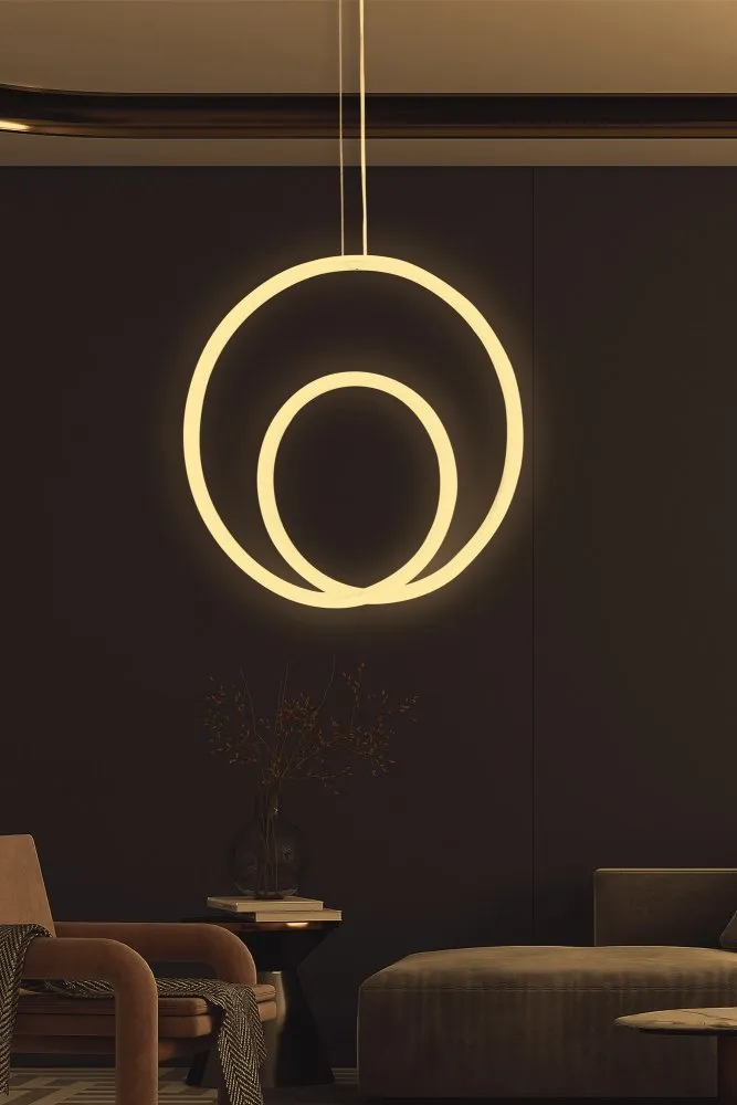 LED luster Geminorus White Yellow Light