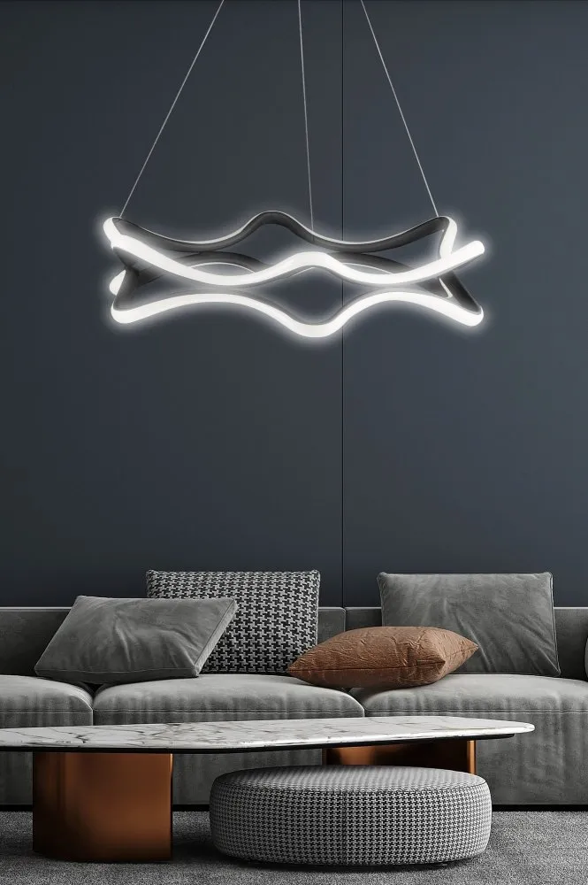 LED luster Jades Black White Light