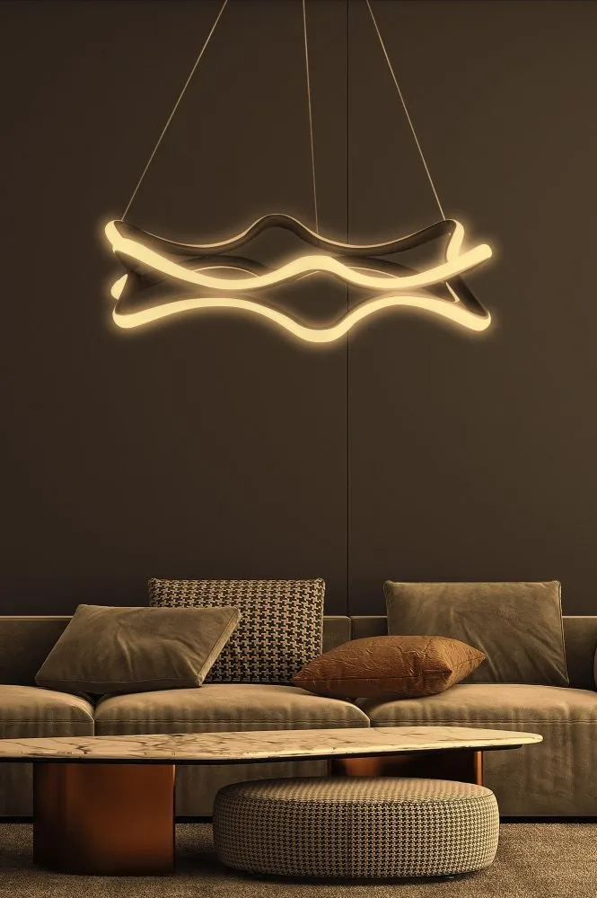 LED luster Jades Black Yellow Light