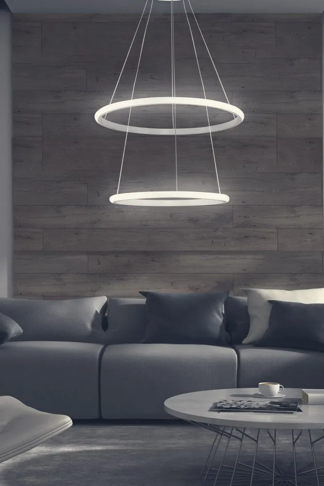 LED luster Leonis White White Light