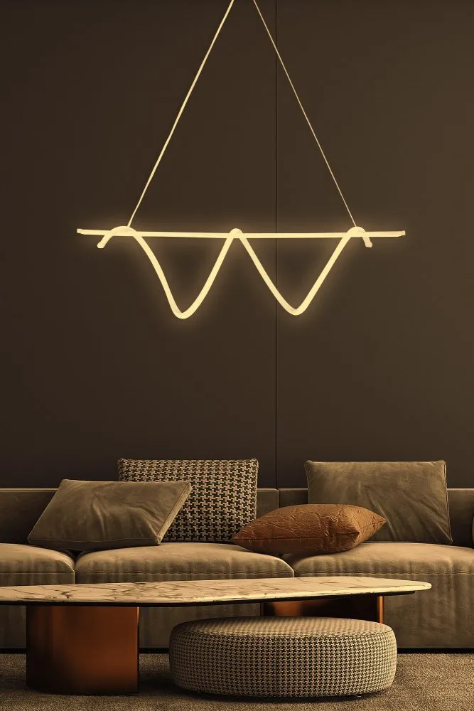 LED luster Tauri White Yellow Light