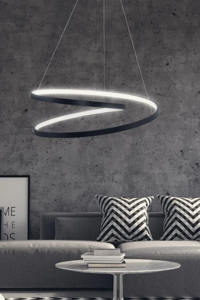 LED luster Whirpool Black White Light
