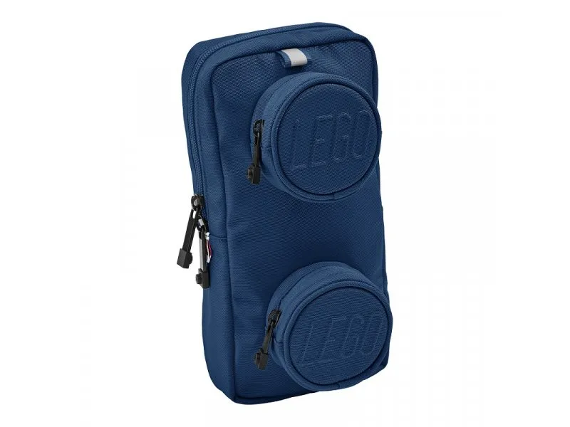 Classic 1x2 kocka torba na jedno rame: Teget