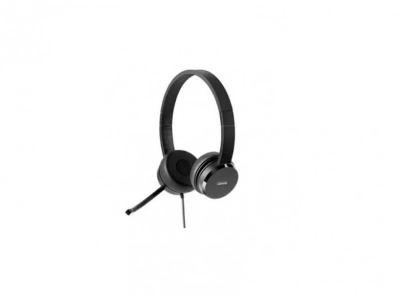 slušalice 100 Stereo USB, pasive noise cancellation, crne (4XD0X88524)