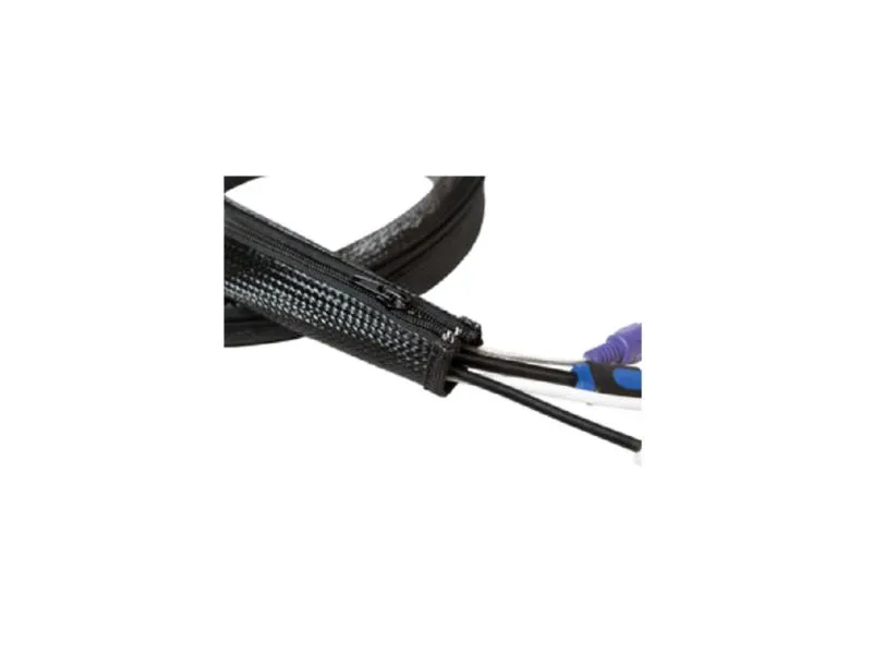 fleksibilna zaštita za kablove sa rajfešlusom 1m x 50mm crna
