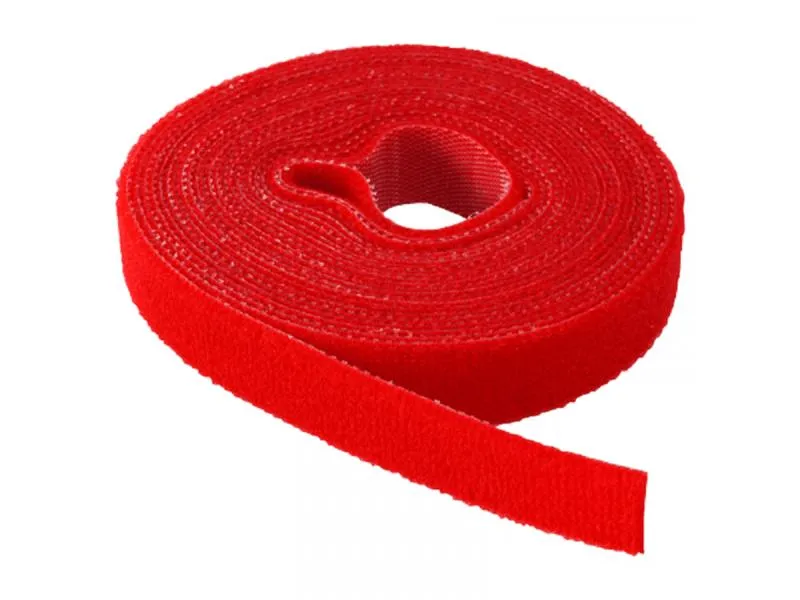 Čičak traka za vezivanje kablova Velcro 4m (Crvena)