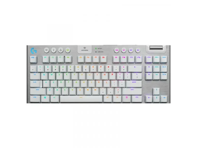 Bežična gejmerska tastatura G915 TKL Lightspeed Wireless US (Bela)