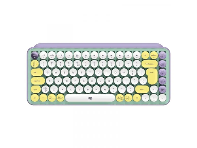 Bežična tastatura Pop Keys Daydream (Bela/Ljubičasta)