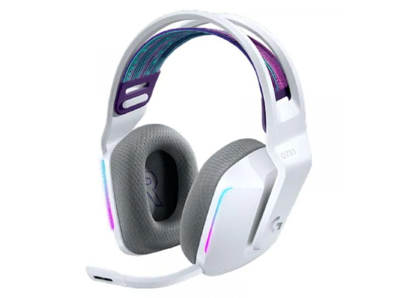 Bežične gejmerske slušalice G733 LIGHTSPEED WIRELESS RGB (Bele)