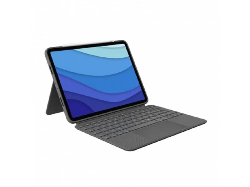 Combo Touch Detachable keyboard case with trackpad for iPad Pro 11-inch - Grey - UK( 920-010148)