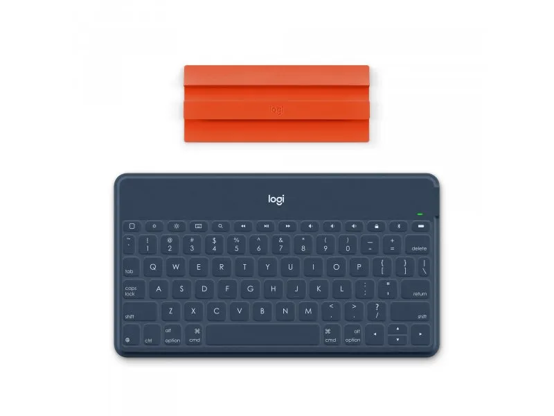 Tastatura Keys-to-go Ultra-light, Ultra-Portable Bluetooth za iPhone, iPad, Apple TV i Mac - plava - UK