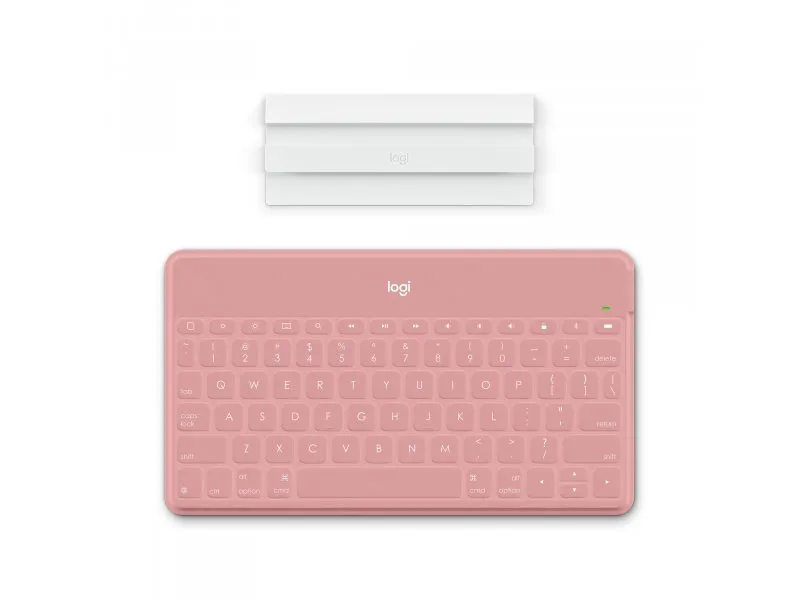 Tastatura Keys-to-go Ultra-light, Ultra-Portable Bluetooth za iPhone, iPad, Apple TV i Mac - roze - UK