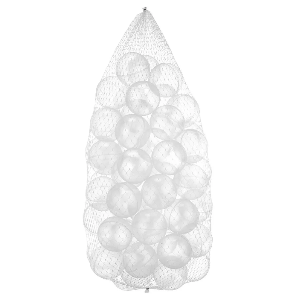 Loptice Bubble Pops 50 Transparent