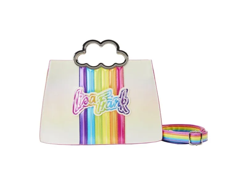 Lisa Frank Rainbow Cloud Handle Chain Strapbody Torba