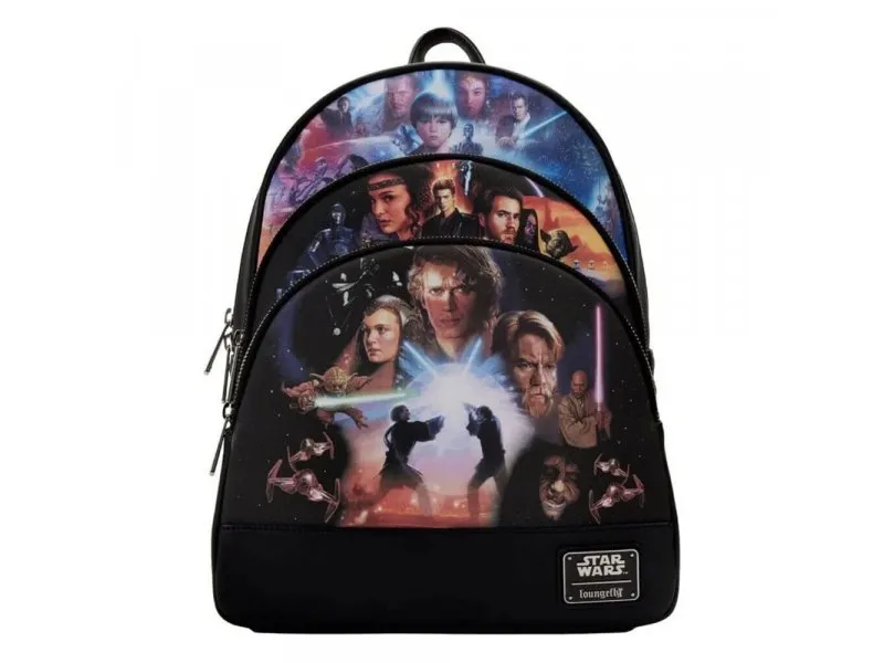 Star Wars Trilogy 2 Triple Pocket Mini Backpack