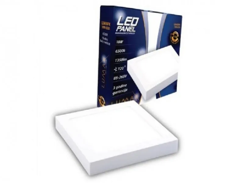 led panel LUMNPK-18W 3000K nadgradni-četvrtasti 1530 lm