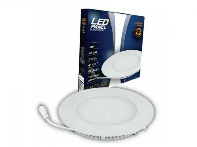 Led Panel LUMUPO-3W 4000K Ugradni-Okrugli 255 lm (5036)
