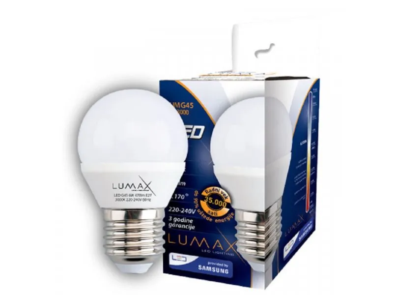 LED sijalica G45 – 5W 3000