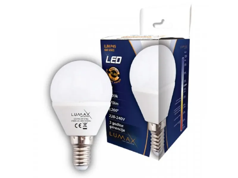 LED sijalica P45 – 6W 6500