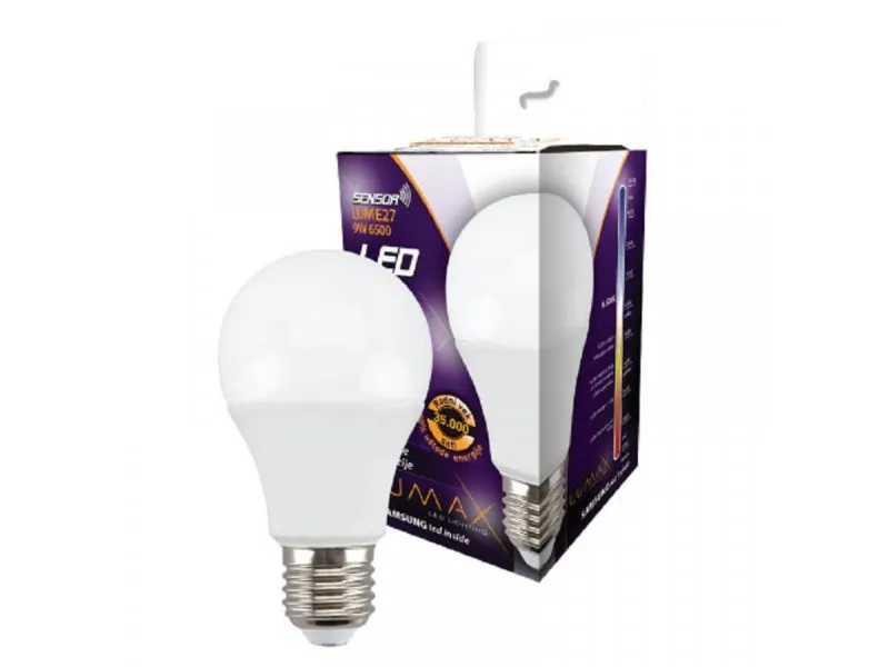 SENSOR LED sijalica E27 – 9W 6500