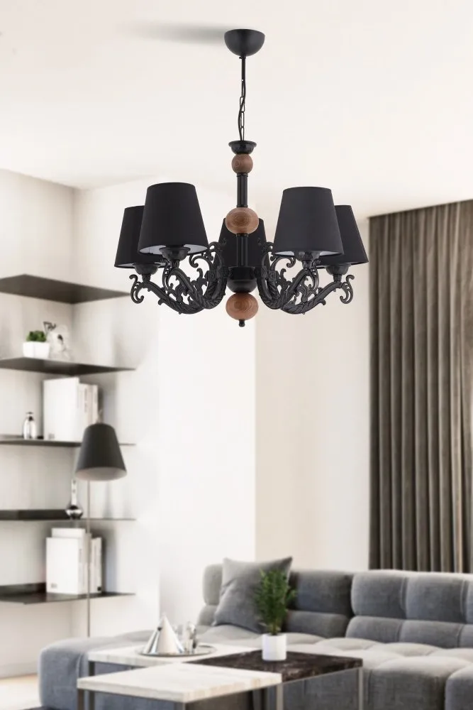 Luster Fiona Wood Black Brown