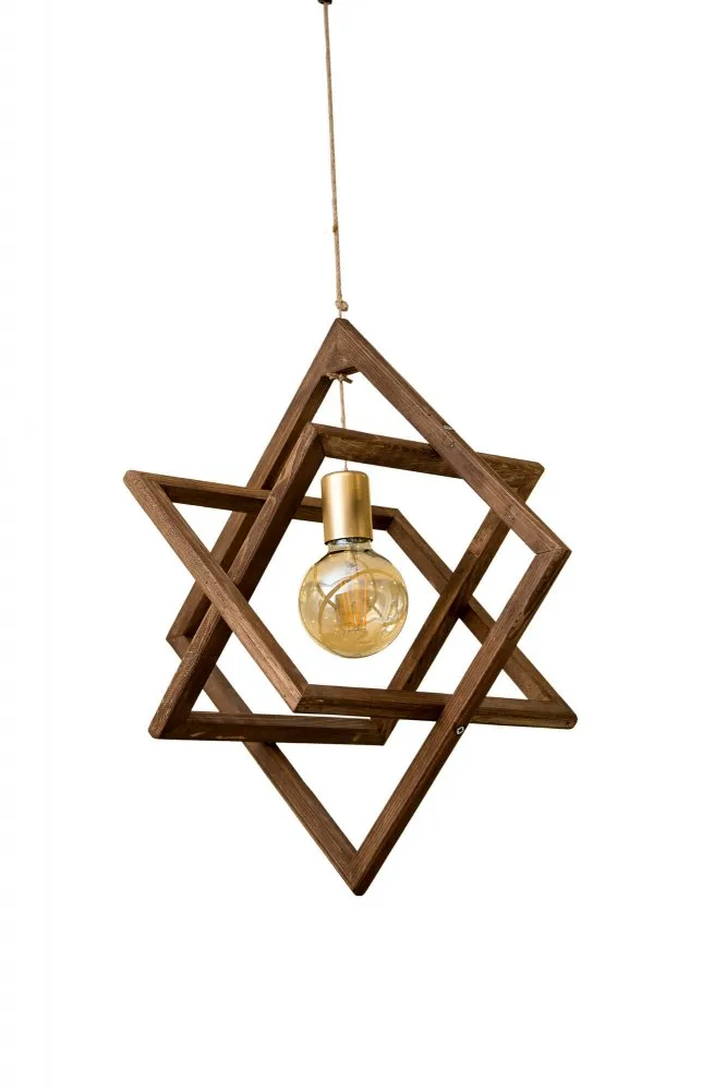 Luster Nora Wooden Walnut