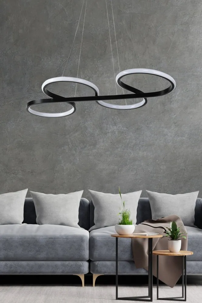 Luster Swing Black White Light
