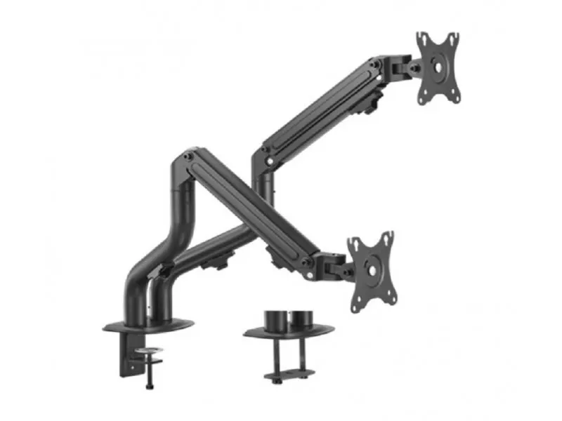 MA-DA2-02 Gembird Podesivi dupli stoni drzac za monitor, tilt,17-27 max.2x8kg (alt.MA-DA2-01) (44280)