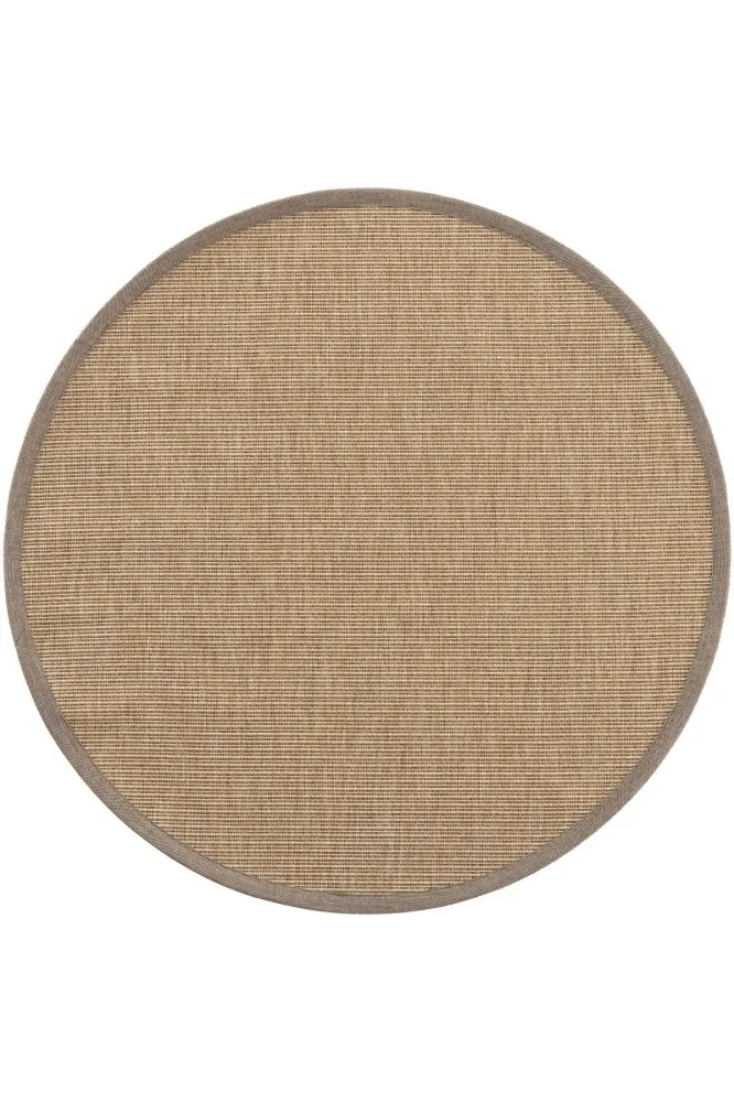 Madrid M201 Okrugli Bež - Braon tepih 100 cm (860BLN5182)