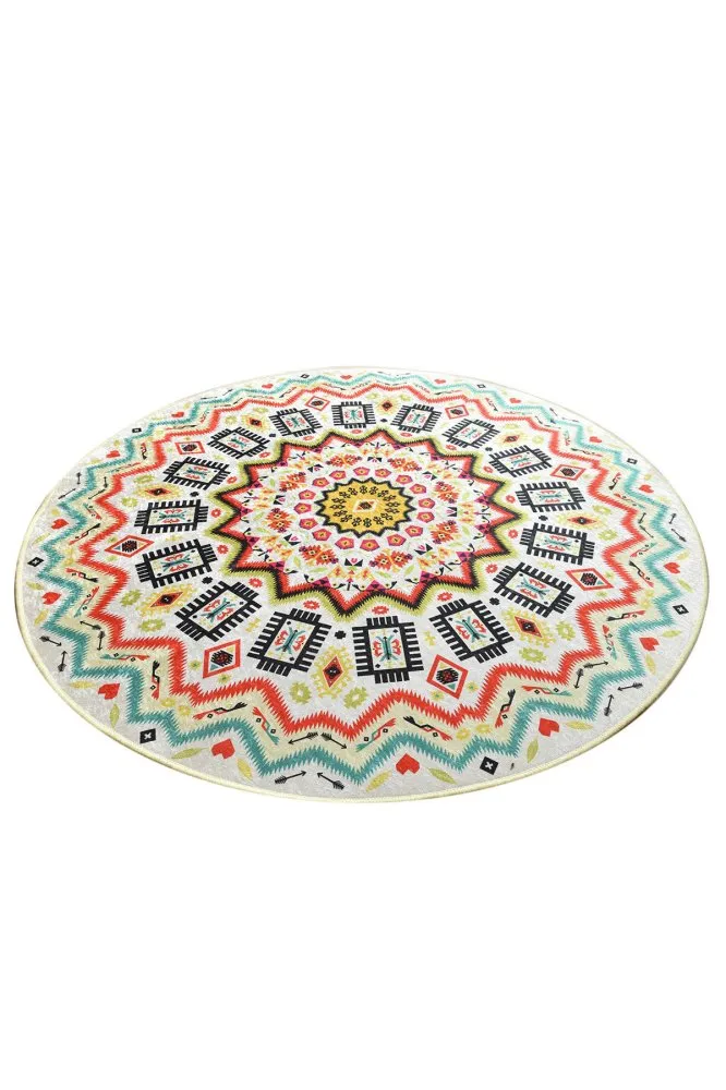 Mandala Balkon Multicolor tepih 100 cm (882CHL1756)